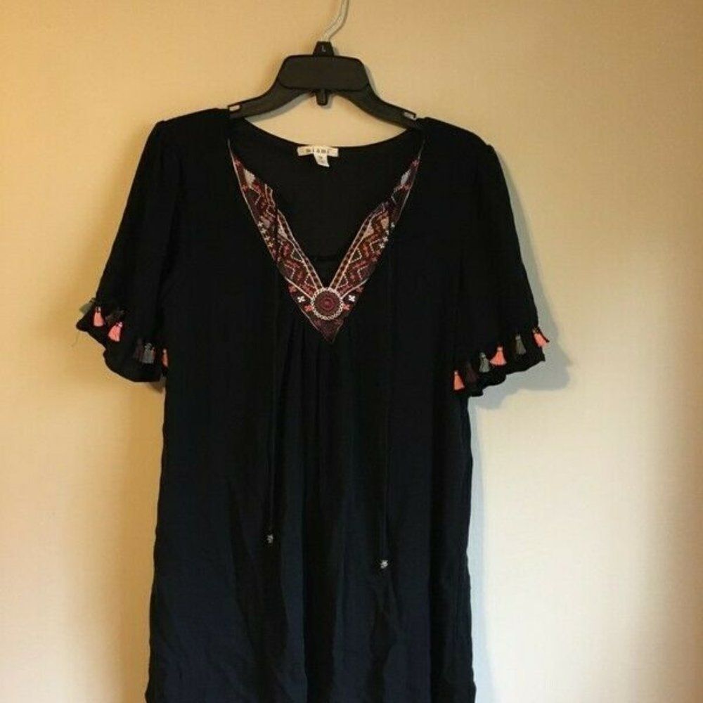 Miami medium black tunic dress